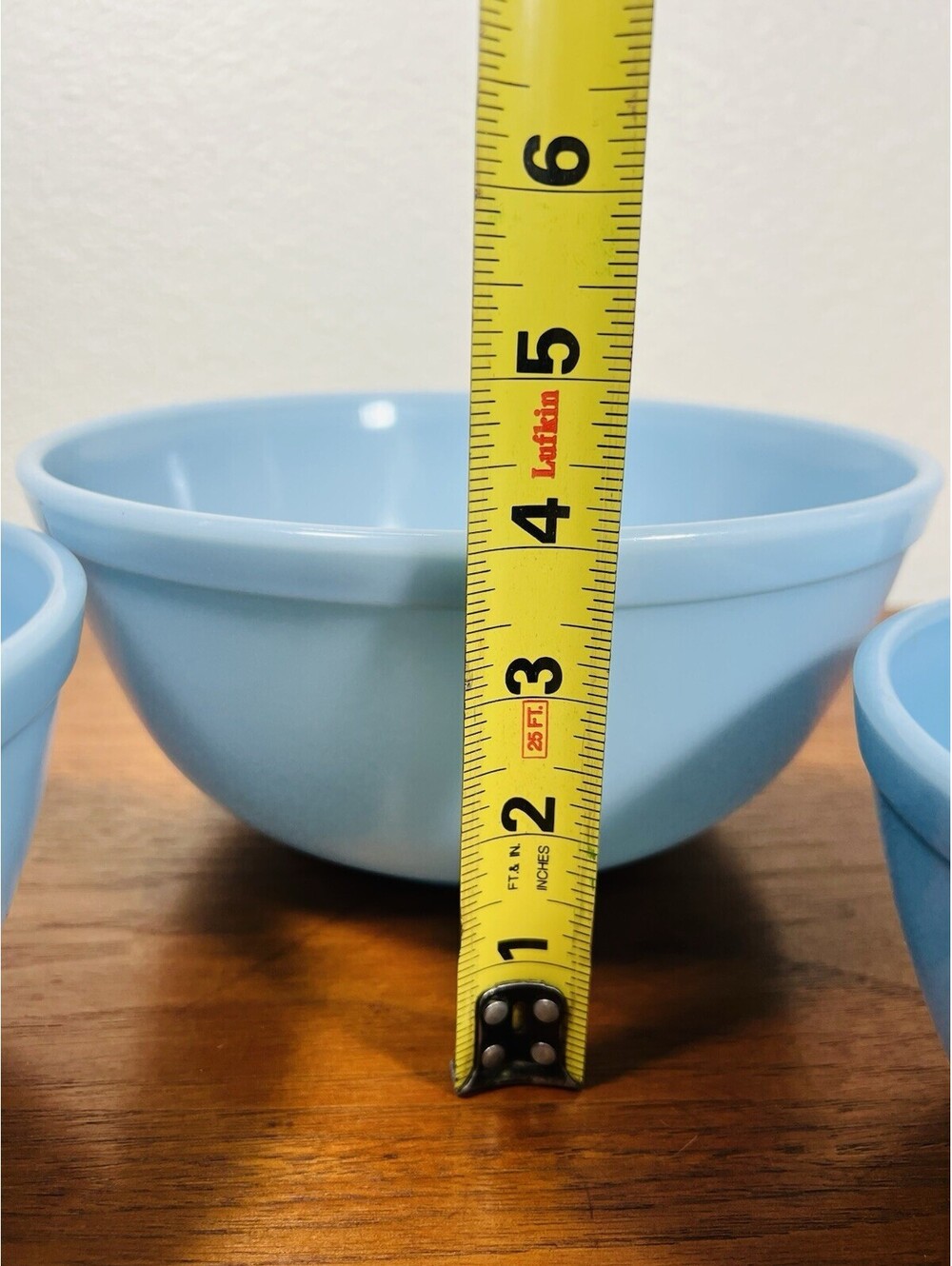 Vintage Pyrex Delphite Bluebelle Nesting Bowls 401 403 HTF - Picture 14 of 15